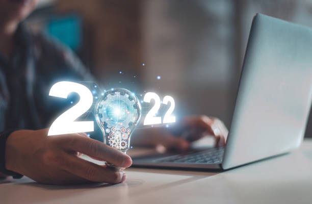 istock creative idea.Concept of idea and innovation.New Concept 2022 and technology vision. 1396614955