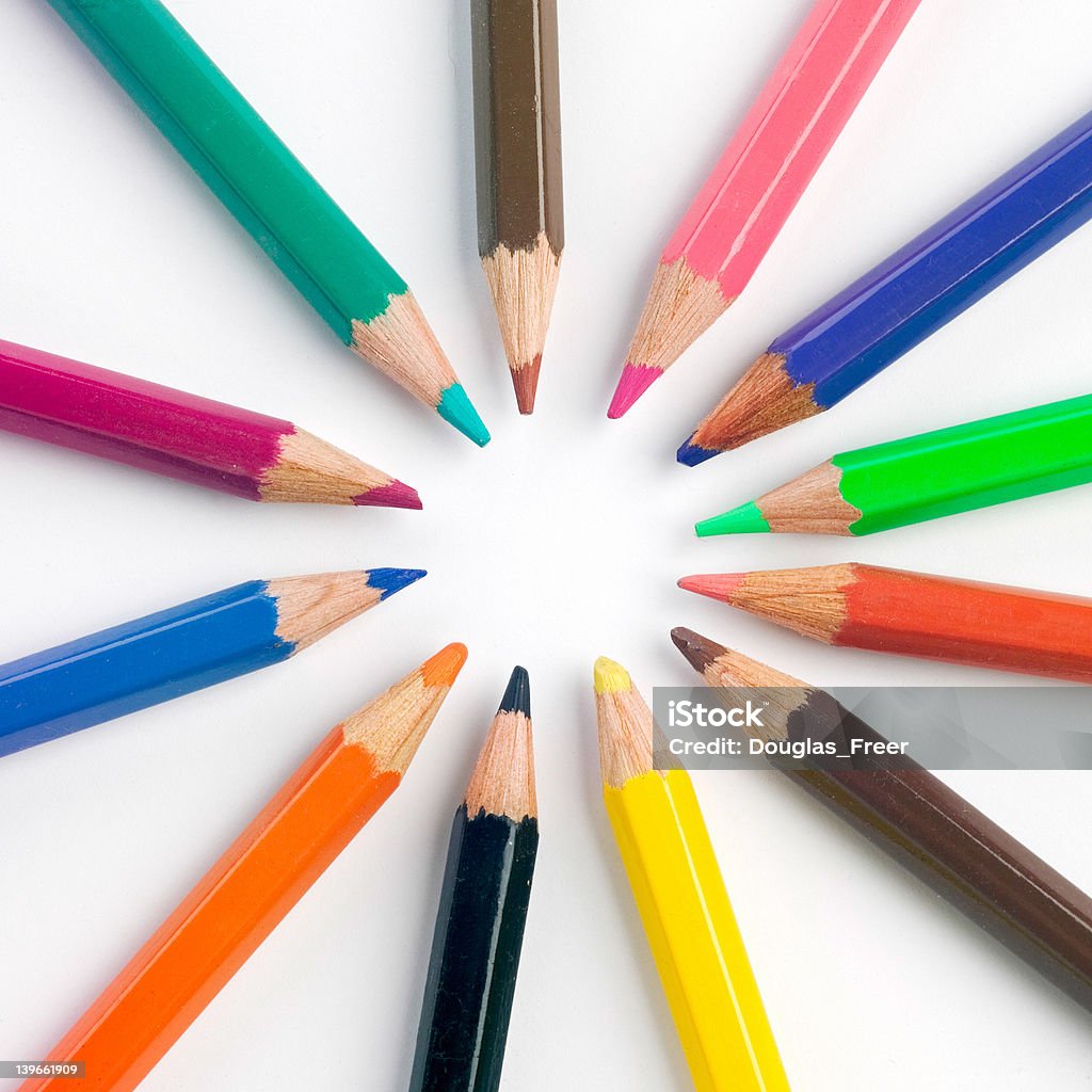 Цветные карандаши - Стоковые фото Играть роялти-фри