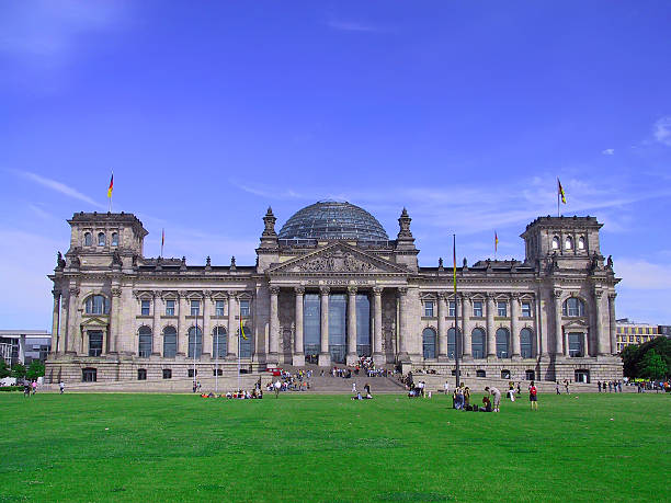Deutscher Reichstag, Berlino/Germania Parlamento (da vicino - foto stock