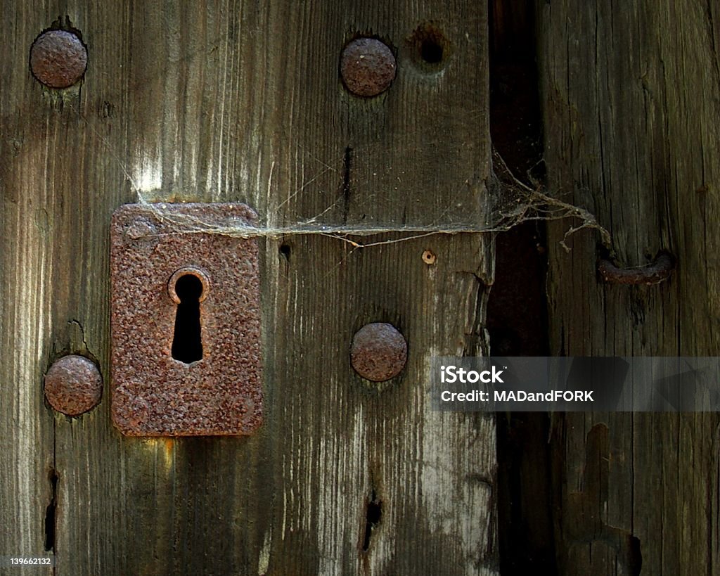 Old keyhole 1 Old rust keyhole Bolt - Fastener Stock Photo