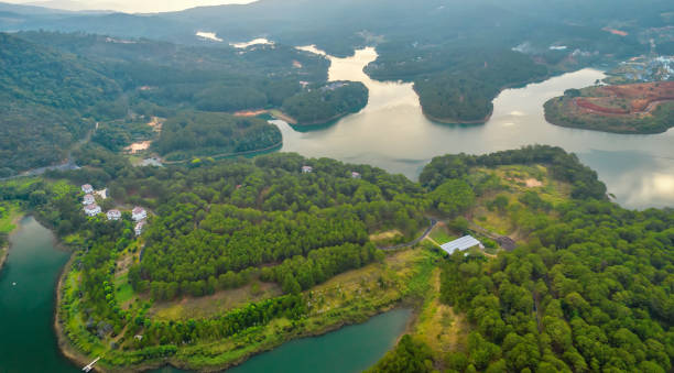 istock View Tuyen Lam lake seen from above 1396621594