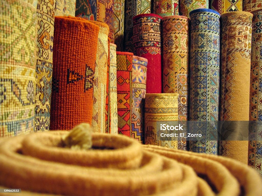 Alfombras de Marruecos - Foto de stock de Alfombrilla libre de derechos