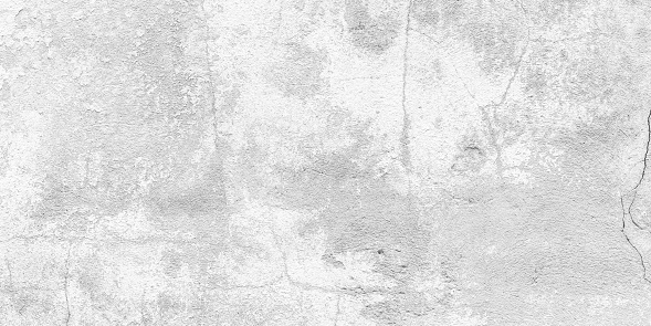 Weathered cement wall surface, abstract light gray backgrounds. Concrete grunge texture with white stucco, plaster. Loft style. Copy, text space