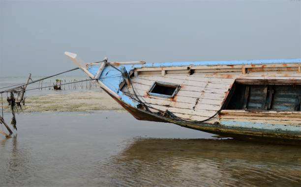 istock Old wooden boat 1396627549