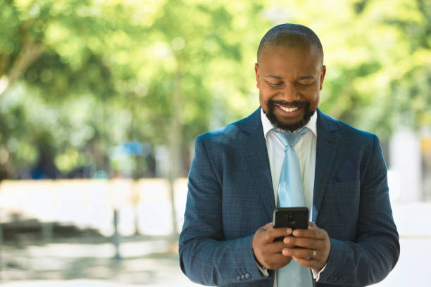 istock Modern happy businessman 1396627767