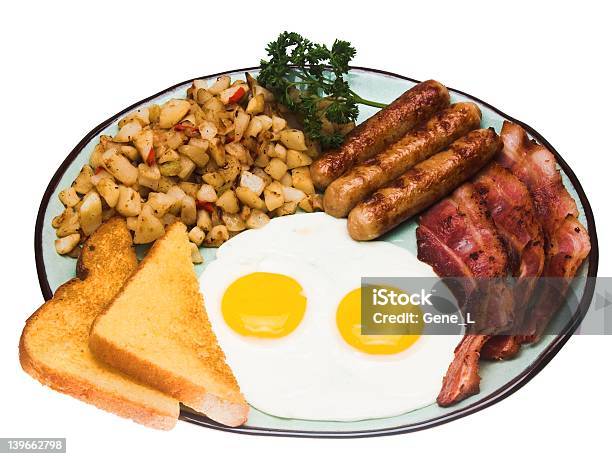 Traditionelles Frühstück Stockfoto und mehr Bilder von Braun - Braun, Ei, Eigelb