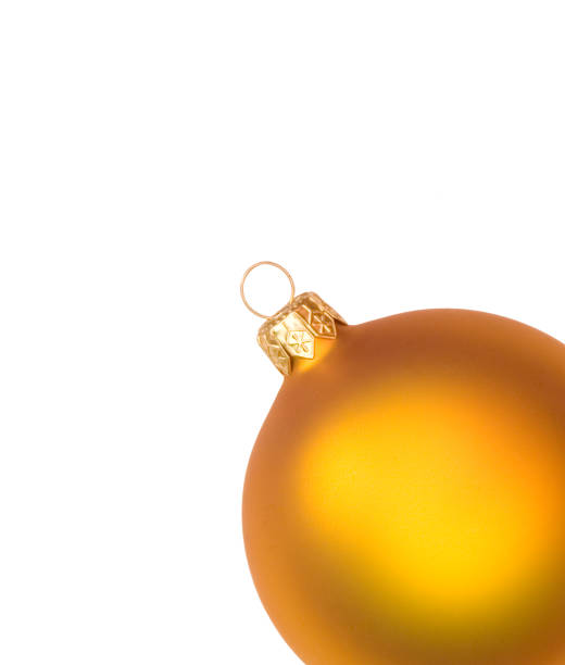 istock Isolated golden christmas bauble 139662890
