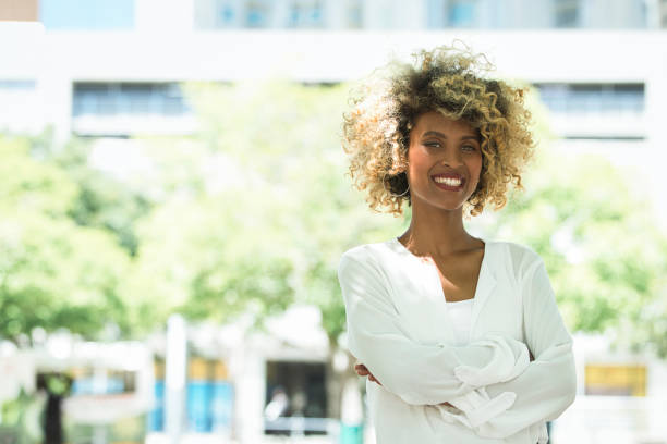 istock Modern  businesswoman 1396629095