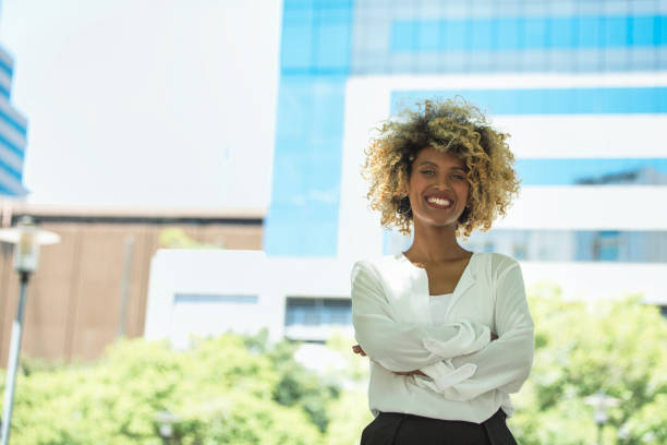 istock Modern  businesswoman 1396629097