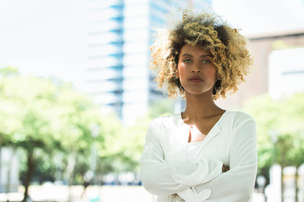 istock Modern  businesswoman 1396631960