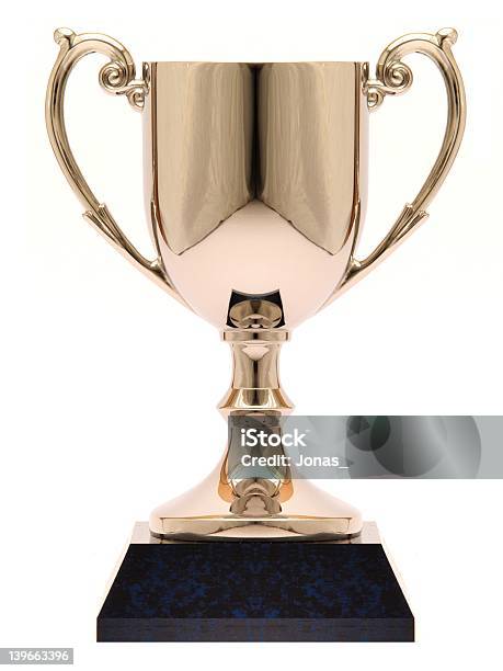 Troféu - Fotografias de stock e mais imagens de Troféu - Troféu, Figura para recortar, Fundo Branco