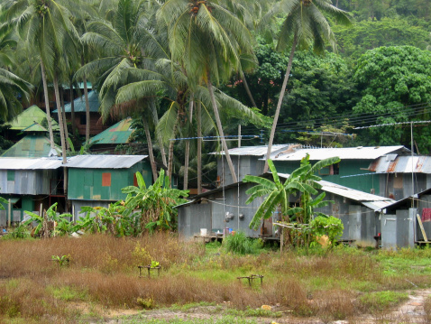 Small village in Thailand. 