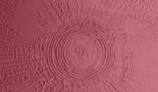 istock abstract canvas textured purple wall background. High quality photo 1396634855