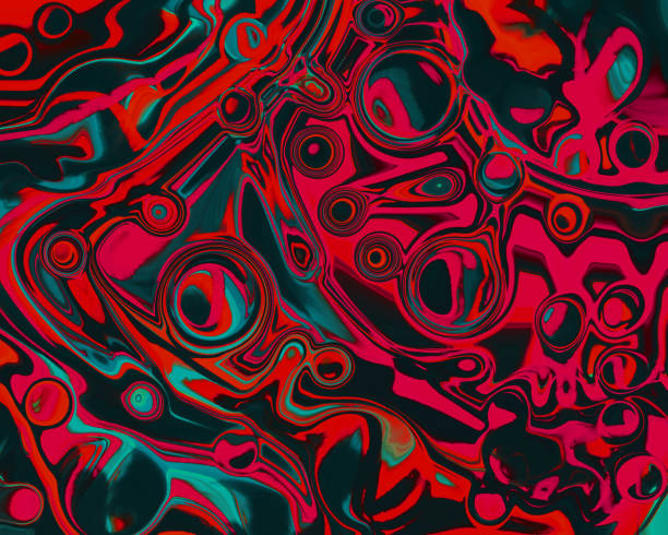 流動的なアートテクスチャ。赤と青の色のテクスチャ付き背景 - spain spanish culture art pattern点のイラスト素材／クリップアート素材／マンガ素材／アイコン素材