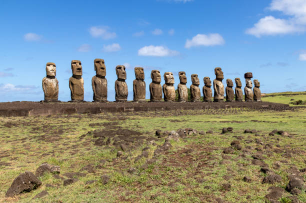 istock Tongariki ahu at Easter island 1396637748