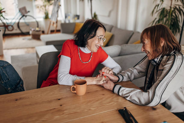 istock Old female friends 1396642152