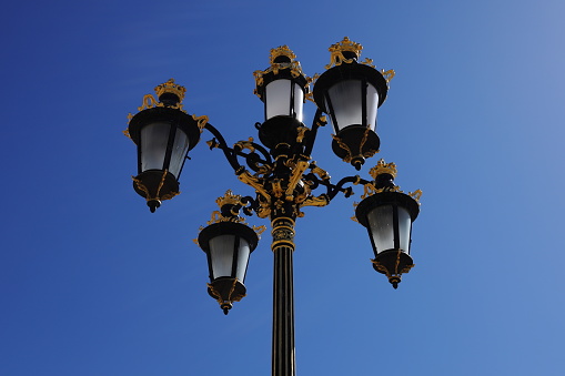 Madrid street lamp