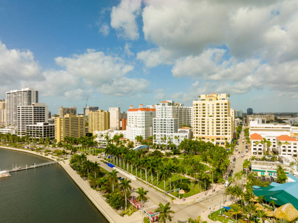 istock Aerial drone photo Downtown West Palm Beach FL 1396647054