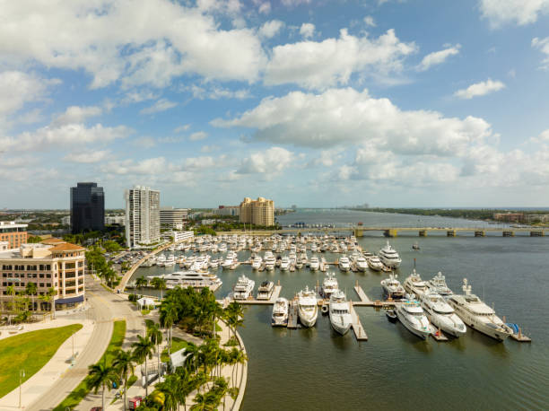 istock Aerial drone photo Downtown West Palm Beach FL 1396647079