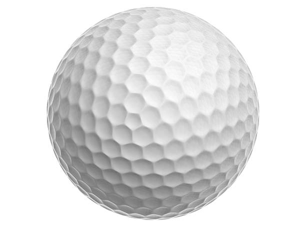 Golf Ball White Golf Ball on a White Background golf ball photos stock pictures, royalty-free photos & images