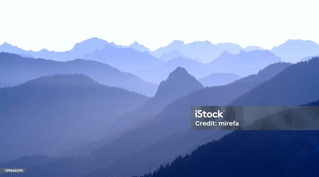 Gebirge Blue Mountains - Lizenzfrei Alpen Stock-Foto