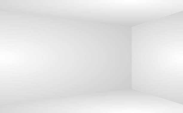 ベクターイラスト空のスタジオの背景。製品表示のための贅沢な灰色の抽象的な背景。スポットライト効果の背景を持つ空のスタジオルーム。グレーのニュートラルモックアップ。 - floor ceiling entrance hall indoors点のイラスト素材／クリップアート素材／マンガ素材／アイコン素材