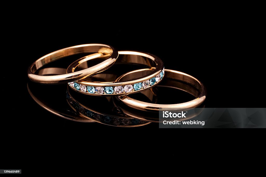 Rings Photo of Wedding Bands Business Stock Photo