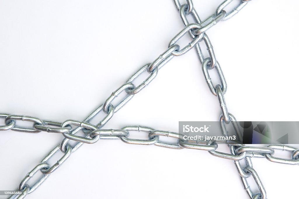 Cadena de protección de enlaces - Foto de stock de Acero libre de derechos