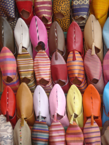 Shoes for sale; Marrakesh