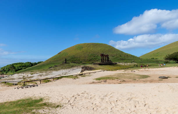 istock Anakena beach at Easter island 1396658869