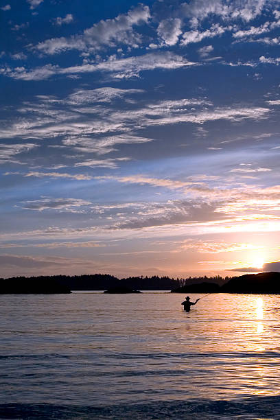 istock fly fishing at sunset 139665929