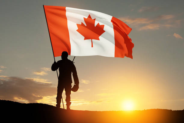 istock Greeting card for Poppy Day, Remembrance Day. Canada celebration. 1396659954