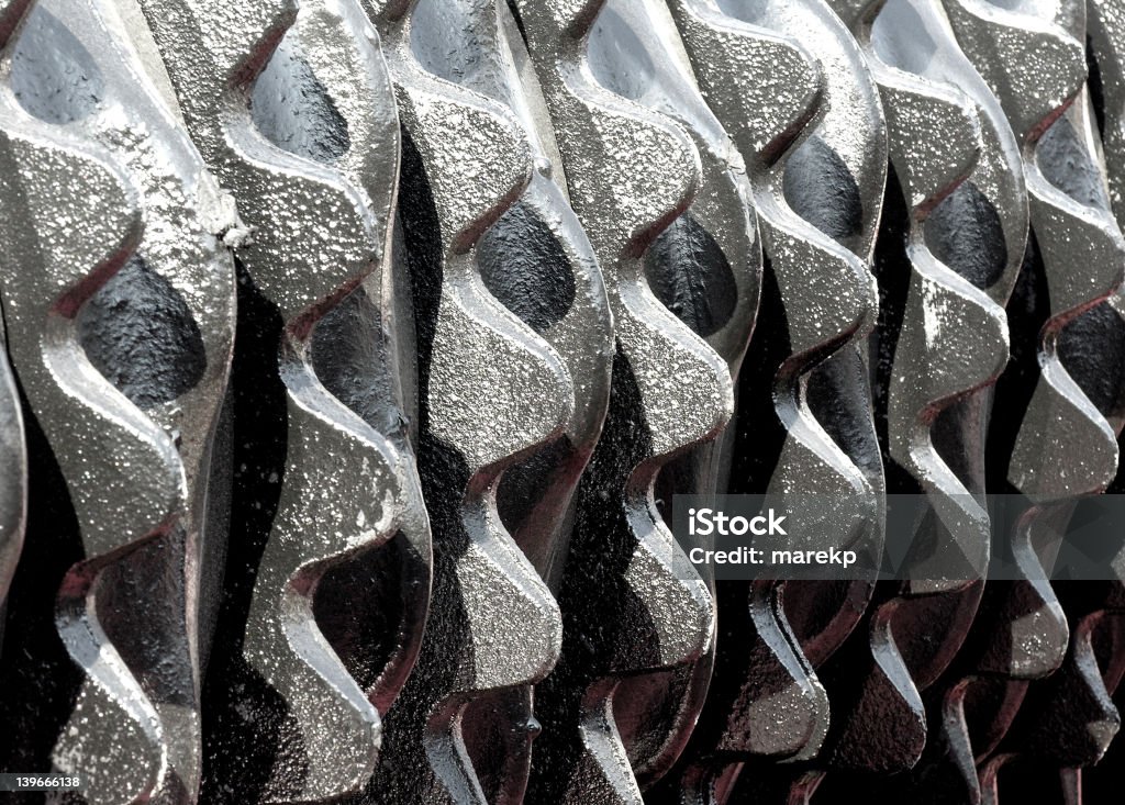 Grandes dientes hierro - Foto de stock de Minería libre de derechos