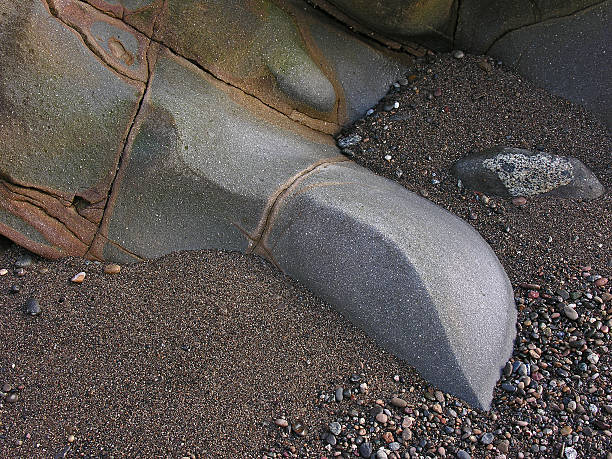 Escultura de playa - foto de stock