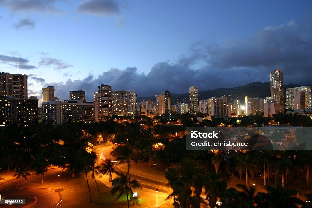 Hawaje w nocy - Zbiór zdjęć royalty-free (Bez ludzi)