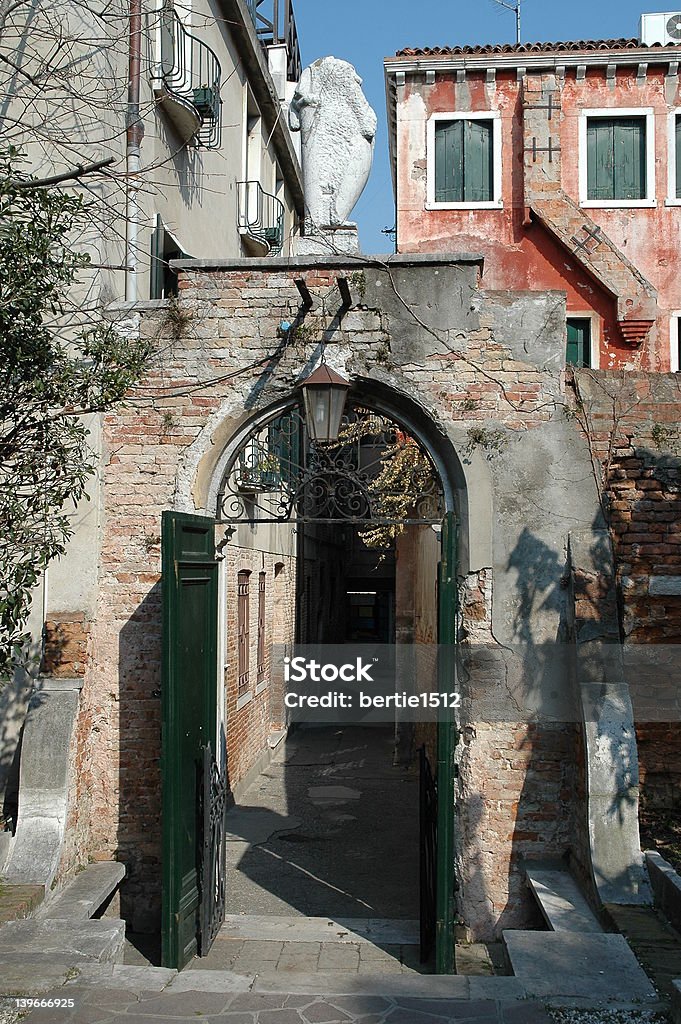 Gate in Venice Bridge - Built Structure Stock Photo