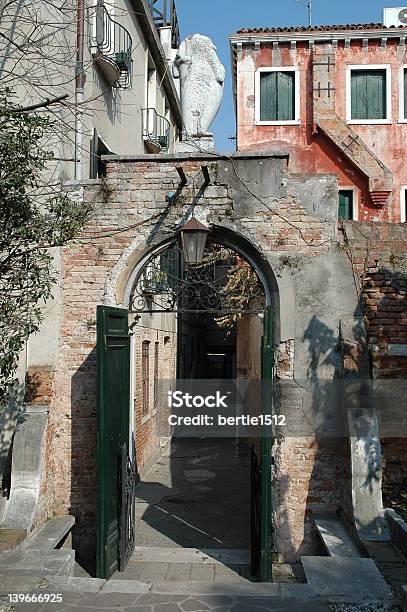 Gate In Venice Stock Photo - Download Image Now - Bridge - Built Structure, Canal, Door