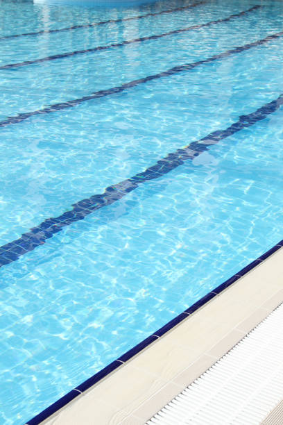 istock Swimming pool is outdoors 1396672173