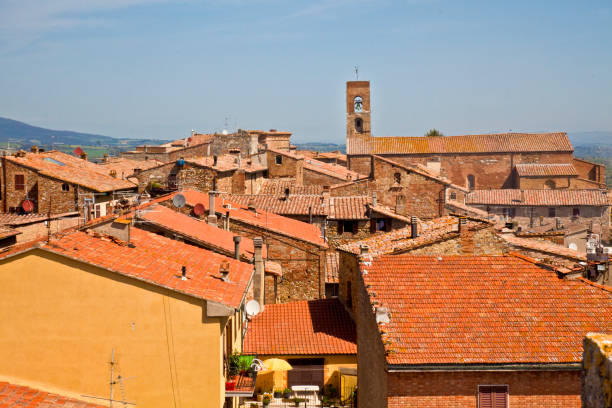 Casole d'elsa, Siena, Toscana Italia stock photo