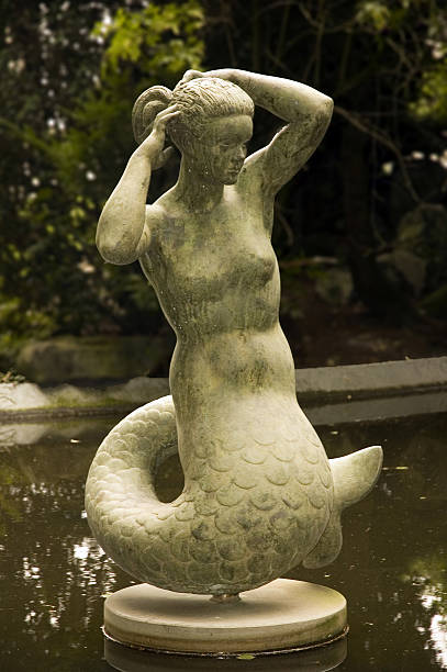istock Water mermaid doing her hair 139667349