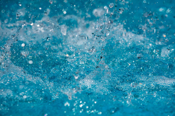 Closeup of water in pool for design purpose