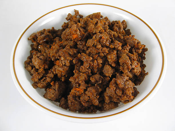 Ground beef in a bowl
