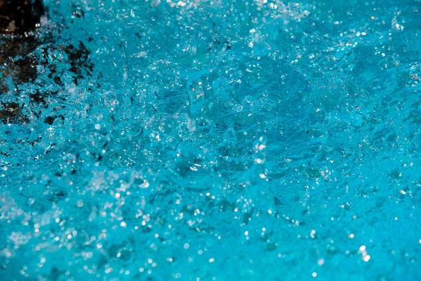 Closeup of water in pool for design purpose