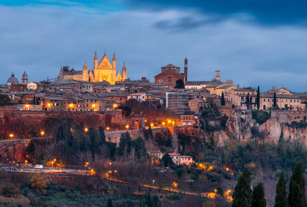 Orvieto, Umbria, Italy Medieval Skyline