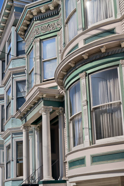 istock Quintessential Victorian homes in San Francisco 1396680327