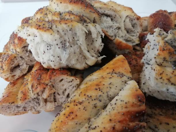 Homemade pastry with poppy