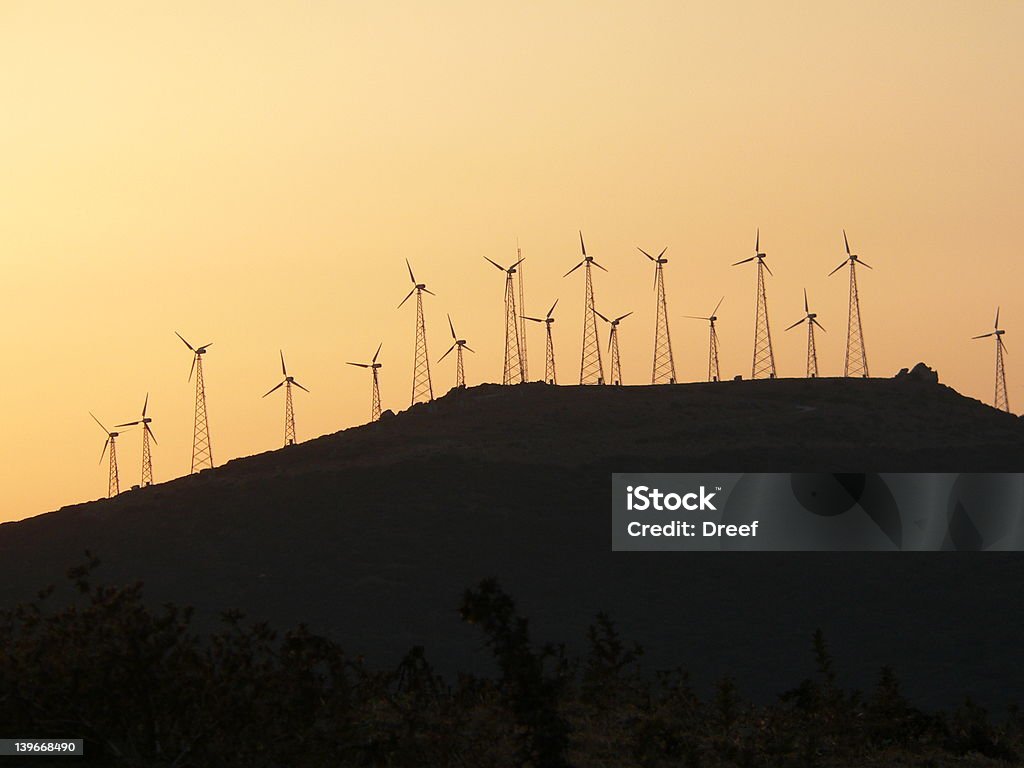 Windfarm - Foto stock royalty-free di Fattoria
