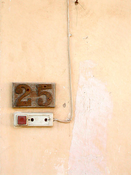 istock Wall with Apt. Number and Door Bell (Vertical) 139668938