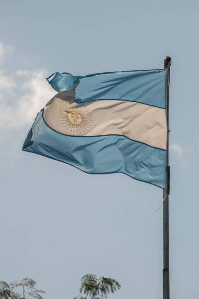 istock Bandera argentina 1396689464
