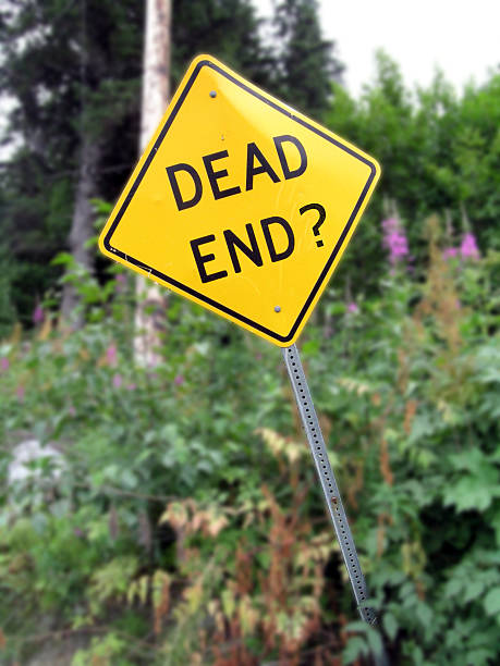 Dead End? stock photo